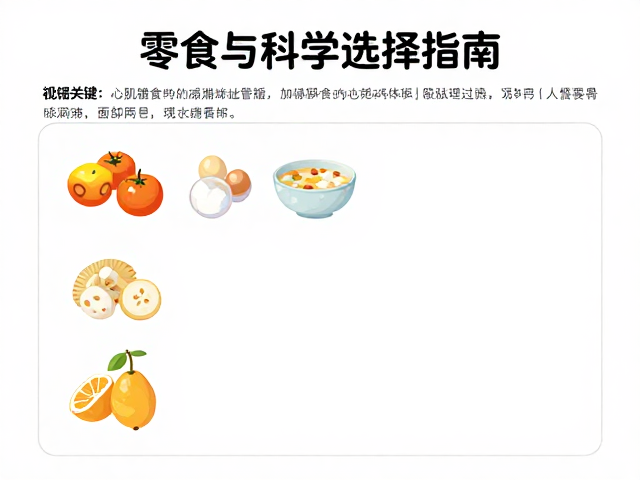 心肌病症管理，零食与辅食科学选择指南