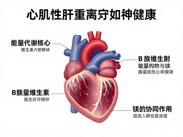 心肌病症需补齐10种关键维生素与矿物质,守护心脏健康