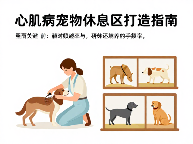 心肌病宠物护理,梳毛频率与舒适安静休息区打造指南