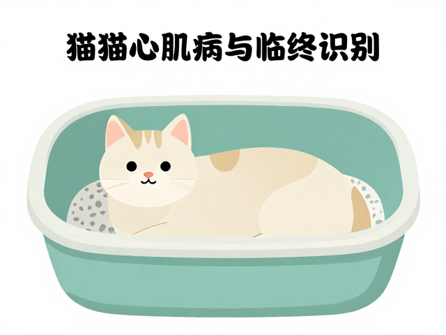 猫咪心肌病前兆与临终预兆识别,猫砂盆训练最后指引