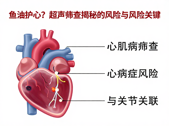 鱼油护心?心脏超声筛查揭秘心肌病症风险与关节关联