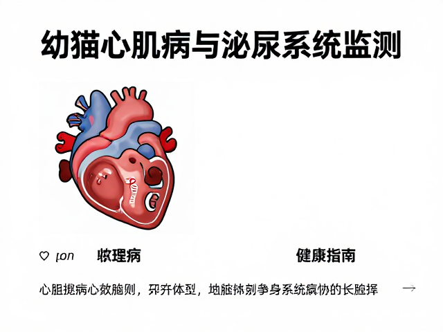 幼猫心肌病与泌尿系统监测，成长关键期健康指南