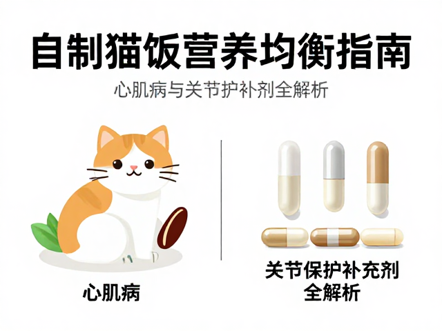 自制猫饭营养均衡指南,心肌病与关节保护补充剂全解析