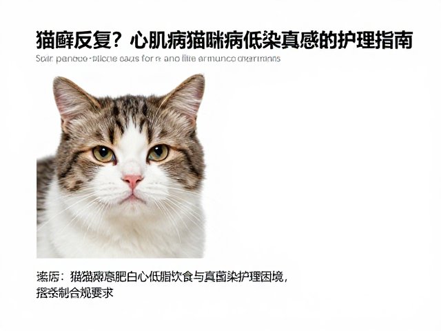 猫癣反复？心肌病猫咪的高蛋白低脂饮食与真菌感染护理指南