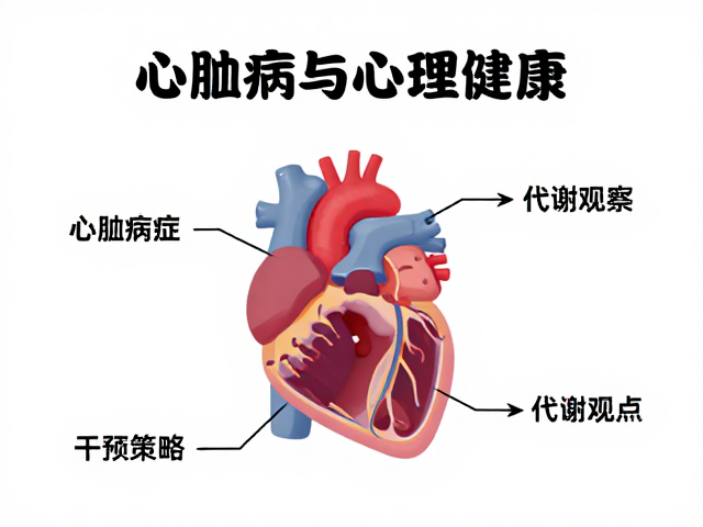 心肌病症与心理健康,代谢特点观察及干预策略