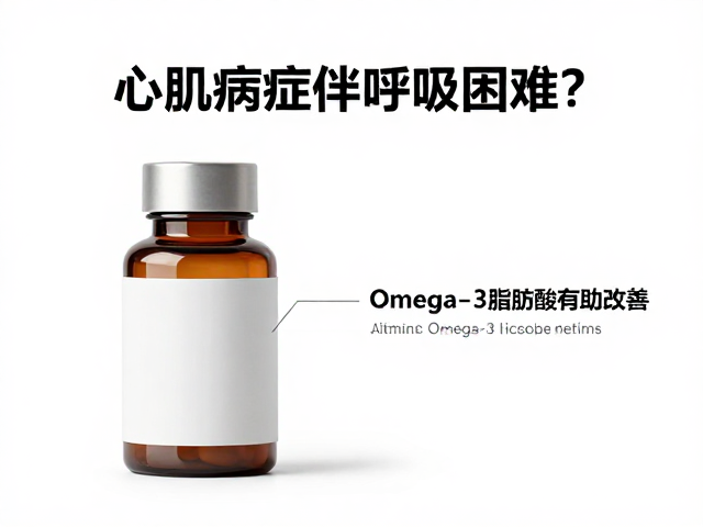 心肌病症伴呼吸困难?适量补充Omega-3脂肪酸有助改善