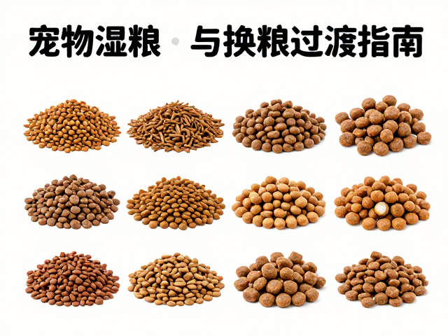 宠物湿粮干粮搭配与换粮过渡指南,一招识别粮食品相