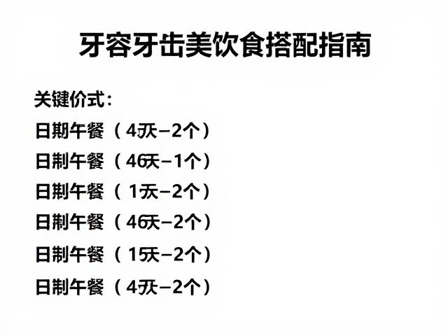牙齿清洁与刷牙,美容护理外包费用下的饮食搭配指南