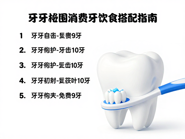 牙齿清洁与刷牙,美容护理外包费用下的饮食搭配指南