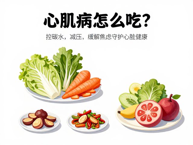心肌病怎么吃？控碳水，减压，缓解焦虑守护心脏健康