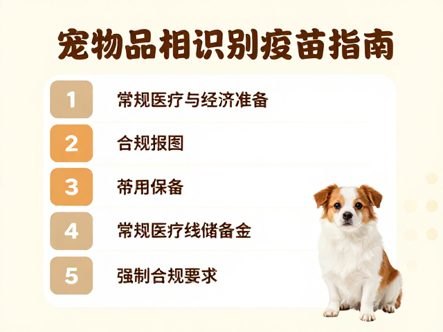 宠物品相识别与驱虫疫苗指南,助你做好经济准备