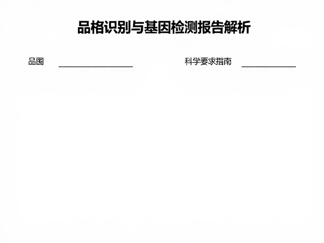 品相识别与基因检测报告解析，宠物居住空间科学要求指南