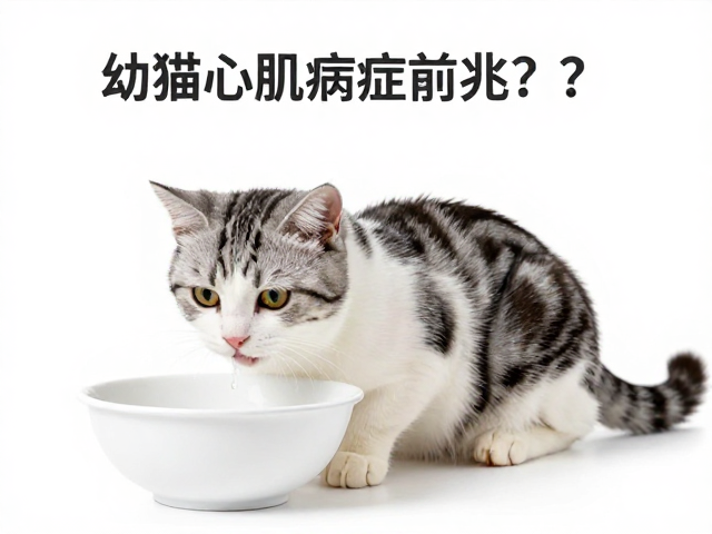 幼猫心肌病症前兆?监测成长,充足饮水,守护猫咪心脏健康