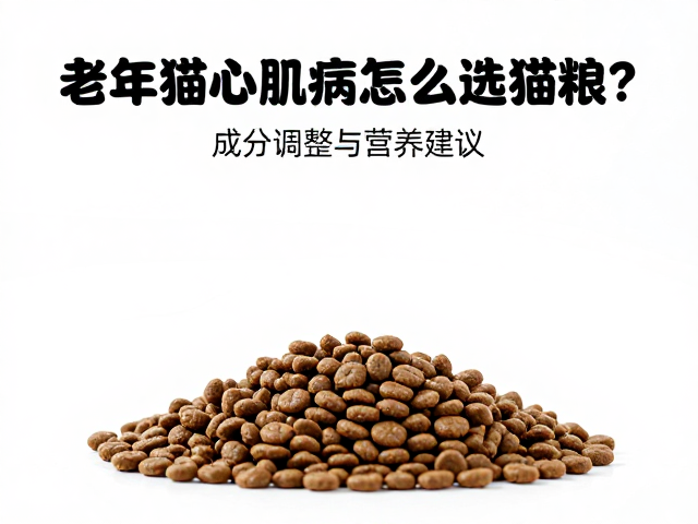 老年猫心肌病怎么选猫粮？成分调整与营养建议