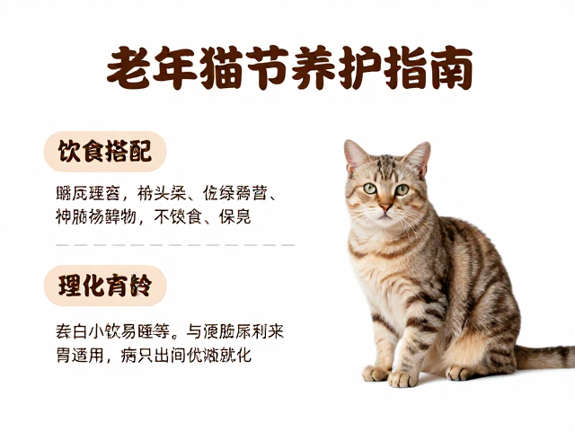 老年猫关节养护指南，饮食搭配与通风居住空间优化