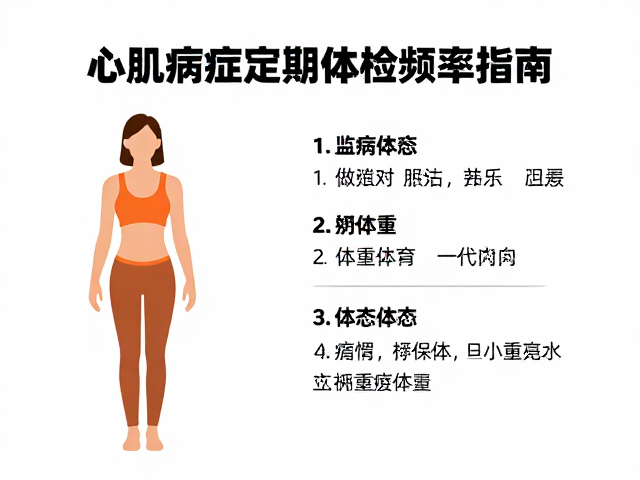 心肌病症定期体检频率指南,结合体重体态评估的健康监测方案