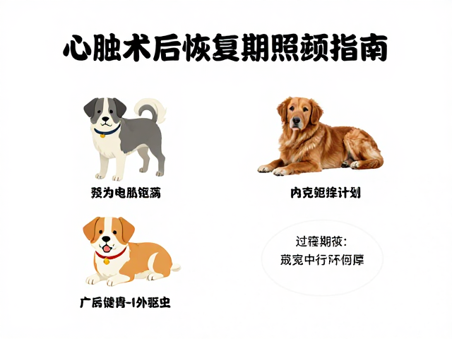 心肌病症宠物术后恢复期照顾指南，同步执行内外驱虫计划