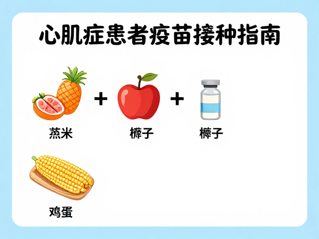 心肌病症患者疫苗接种指南与健康零食科学配比