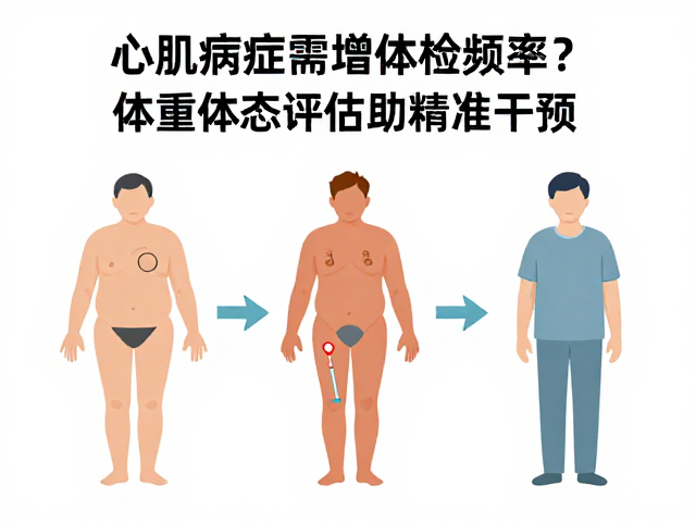 心肌病症需增体检频率?体重体态评估助精准干预