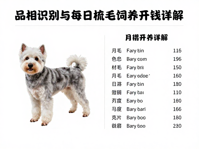 品相识别与每日梳毛指南,月度饲养开销详解