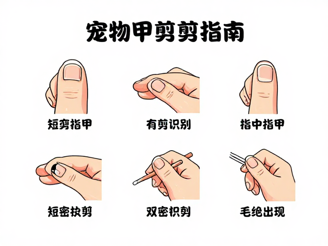 宠物指甲修剪指南,品相识别要点与短密修剪技巧