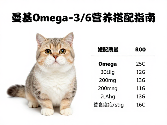 曼基康短腿猫繁育，短配短风险与Omega-3/6营养搭配指南