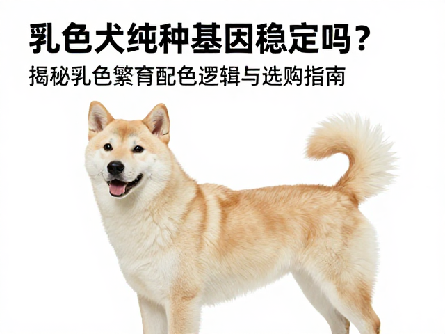 乳色犬纯种基因稳定吗?揭秘乳色繁育配色逻辑与选购指南