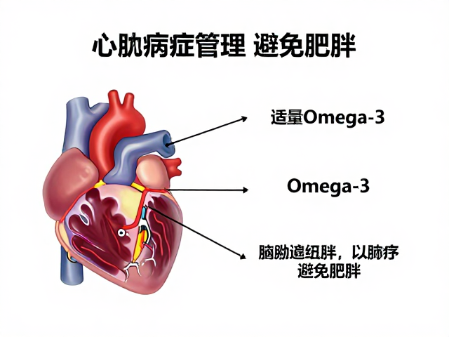心肌病症管理,适量Omega-3与避免肥胖的科学建议