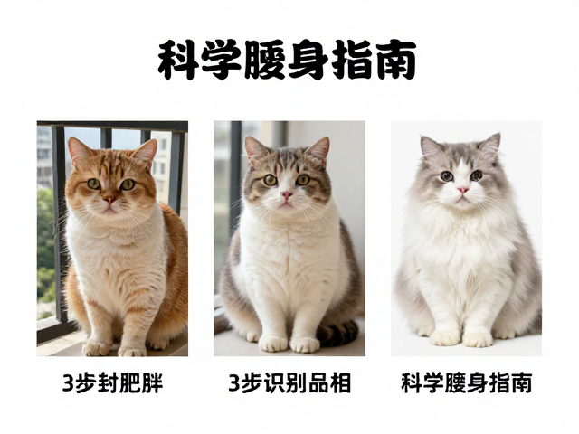阳台封闭后猫咪肥胖?3步识别品相,科学瘦身指南