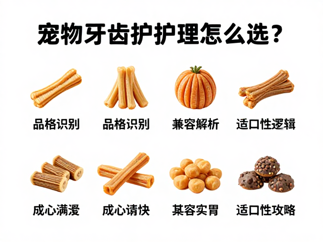 宠物牙齿护理零食怎么选?品相识别与兼容其他宠物全攻略