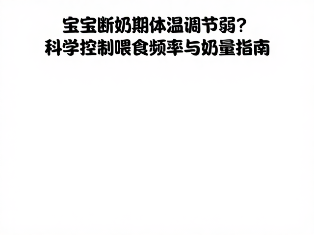 宝宝断奶期体温调节弱?科学控制喂食频率与奶量指南