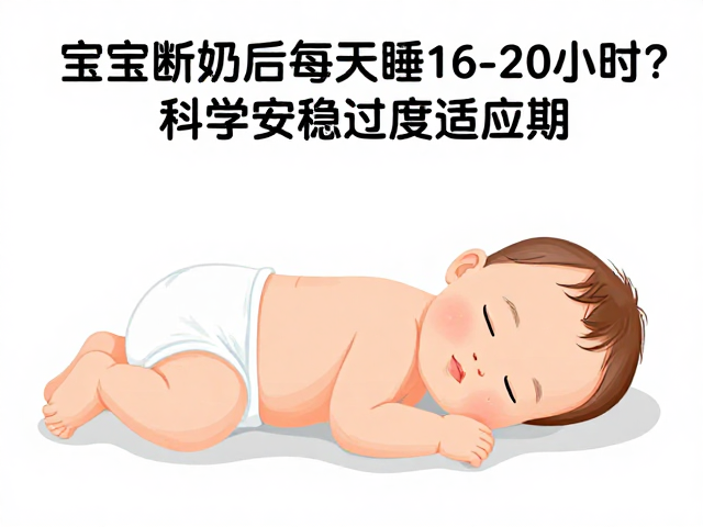 宝宝断奶后每天睡16-20小时?科学饮水引导攻略,助宝宝安稳度过适应期