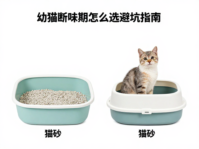 幼猫断奶期怎么选奶糕粮?搭配猫砂盆与猫砂避坑指南