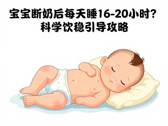 宝宝断奶后每天睡16-20小时?科学饮水引导攻略,助宝宝安稳度过适应期