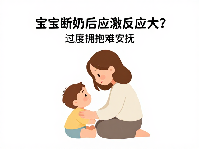 宝宝断奶后应激反应大?过度拥抱难安抚,试试这3招
