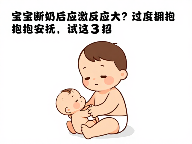 宝宝断奶后应激反应大？过度拥抱难安抚，试试这3招