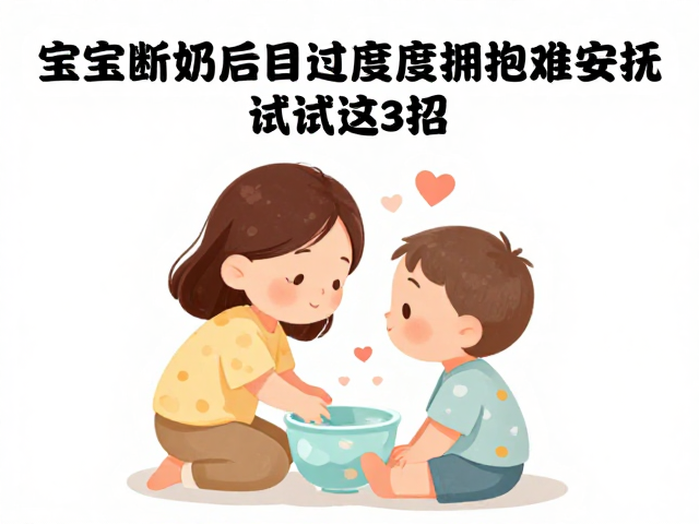 宝宝断奶后应激反应大？过度拥抱难安抚，试试这3招