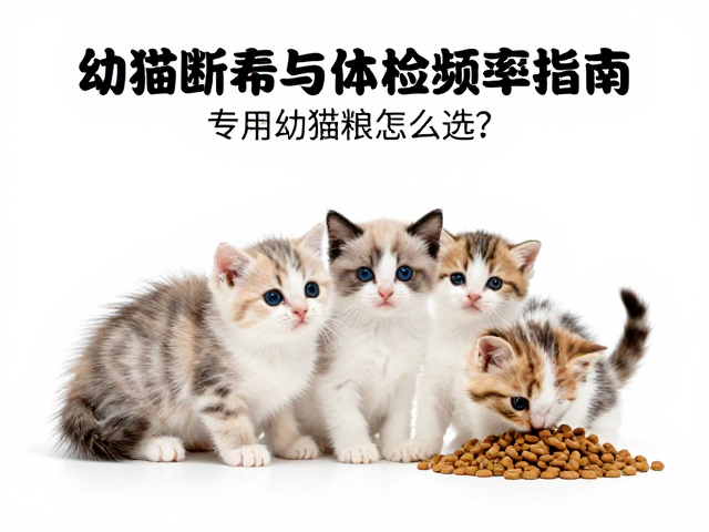 幼猫断奶喂养与体检频率指南,专用幼猫粮怎么选?