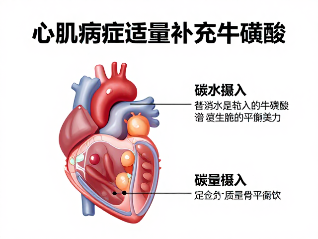 心肌病症如何适量补充牛磺酸?碳水摄入与营养平衡指南
