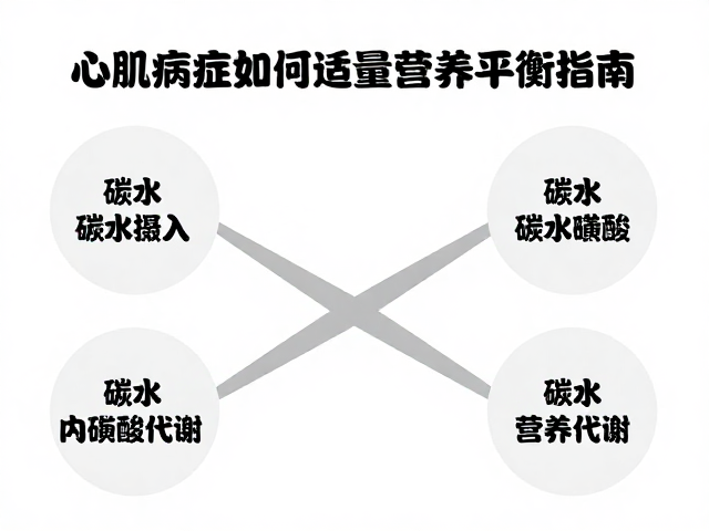 心肌病症如何适量补充牛磺酸？碳水摄入与营养平衡指南