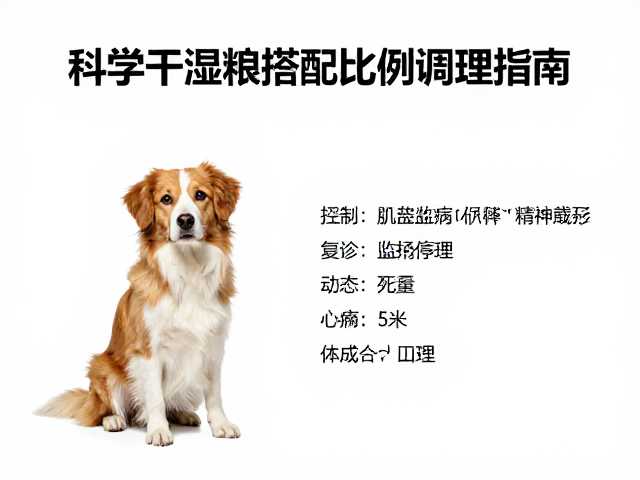狗狗心肌病症伴精神萎靡?科学干湿粮搭配比例调理指南