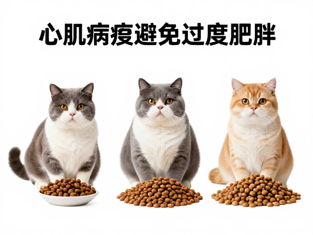 心肌病症猫狗湿粮干粮搭配指南，科学饮食避免过度肥胖