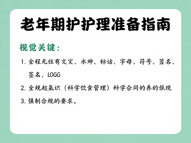 儿童家庭必看,宠物品相识别与老年期护理准备指南
