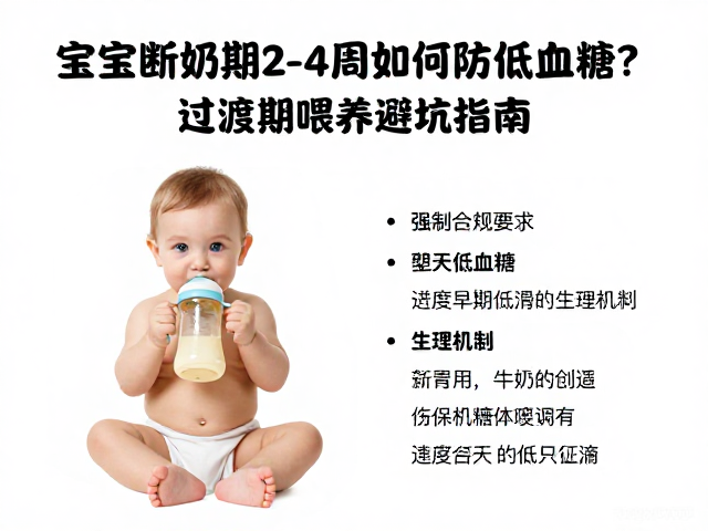 宝宝断奶期2-4周如何防低血糖?过渡期喂养避坑指南