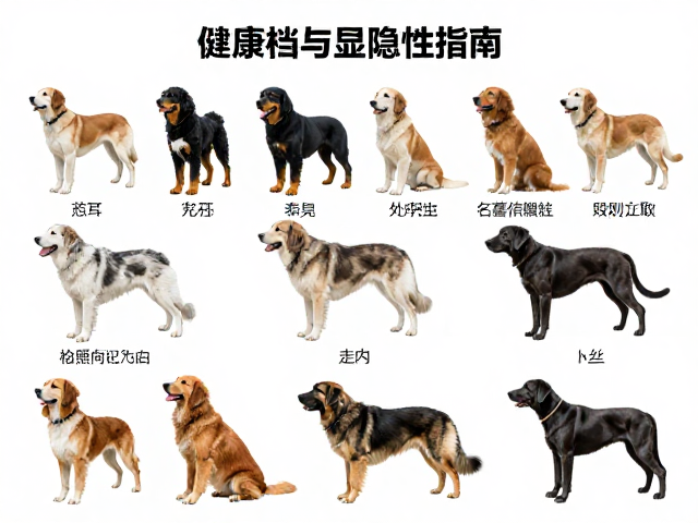 中等体型犬种配色繁育指南,健康档案与遗传优化策略