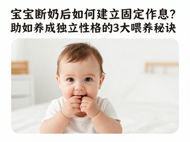宝宝断奶后如何建立固定作息?助其养成独立性格的3大喂养秘诀