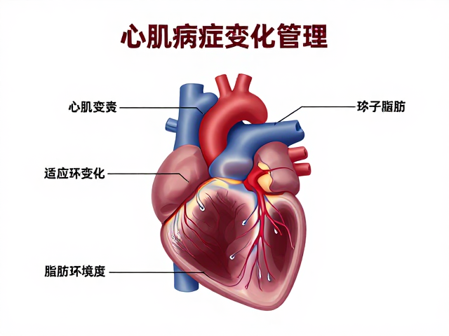 心肌病症管理，适应环境变化，平衡脂肪与能量密度
