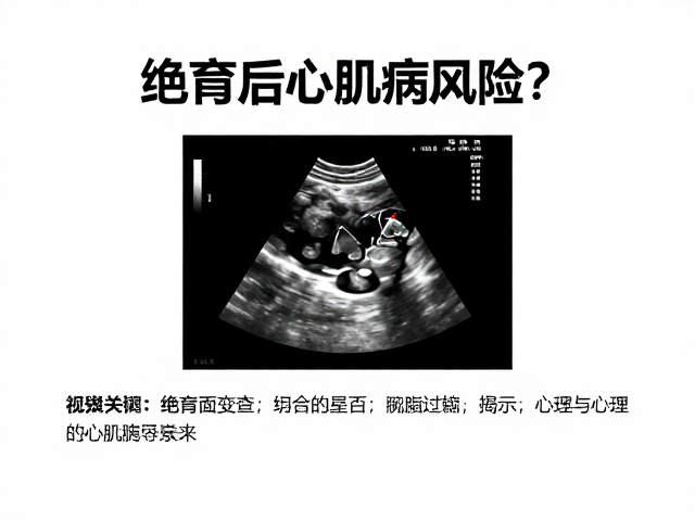 绝育后心肌病风险？心脏超声检查揭示心理与心脏变化