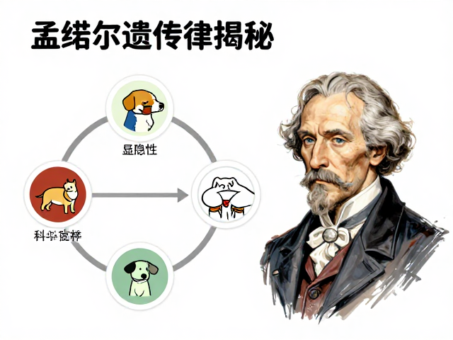 孟德尔遗传定律揭秘,狗狗配色繁育的遗传基础与科学解析