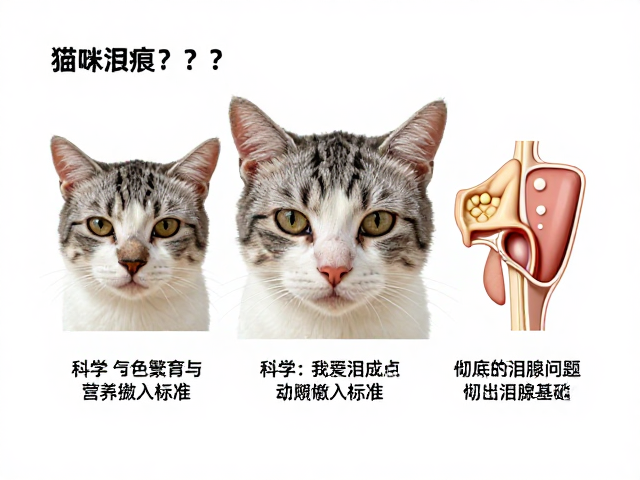 猫咪泪痕重?科学配色繁育与营养摄入标准,彻底解决泪腺问题